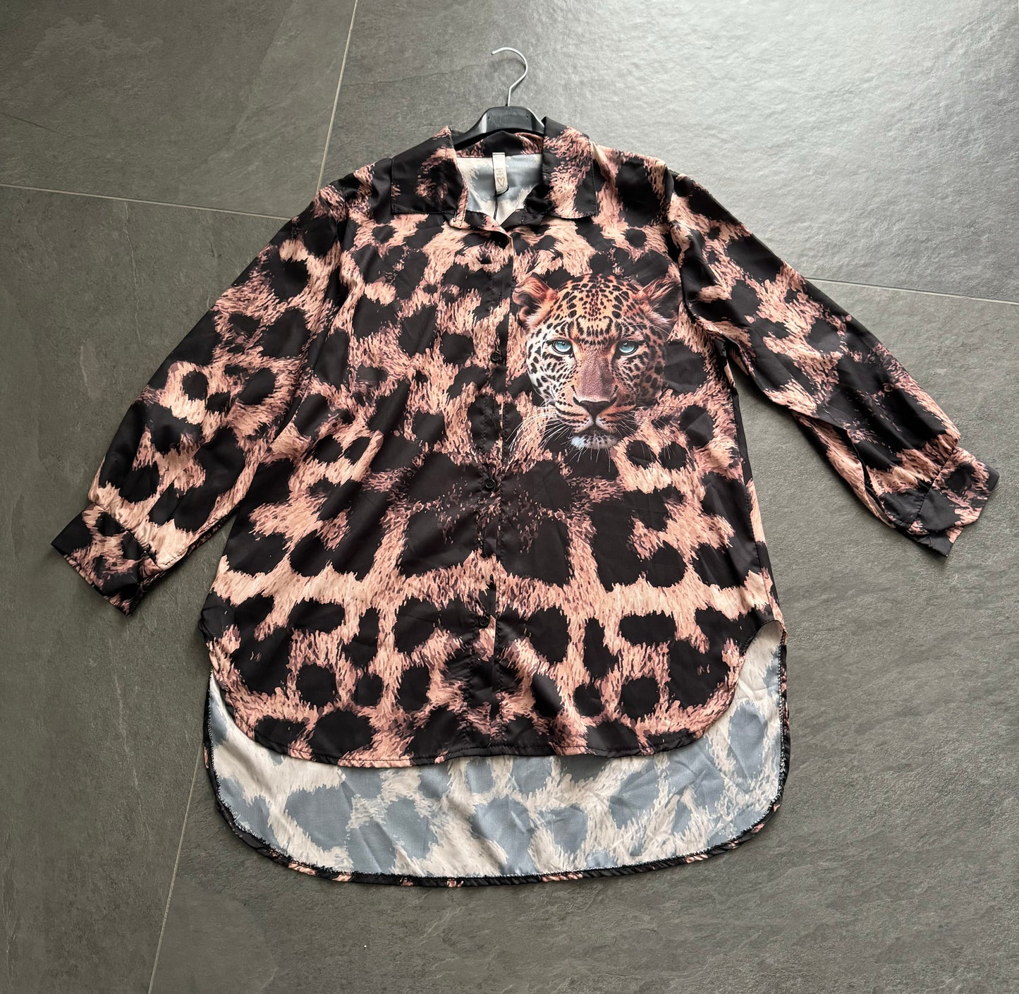 Camicia Chemisier Leopard