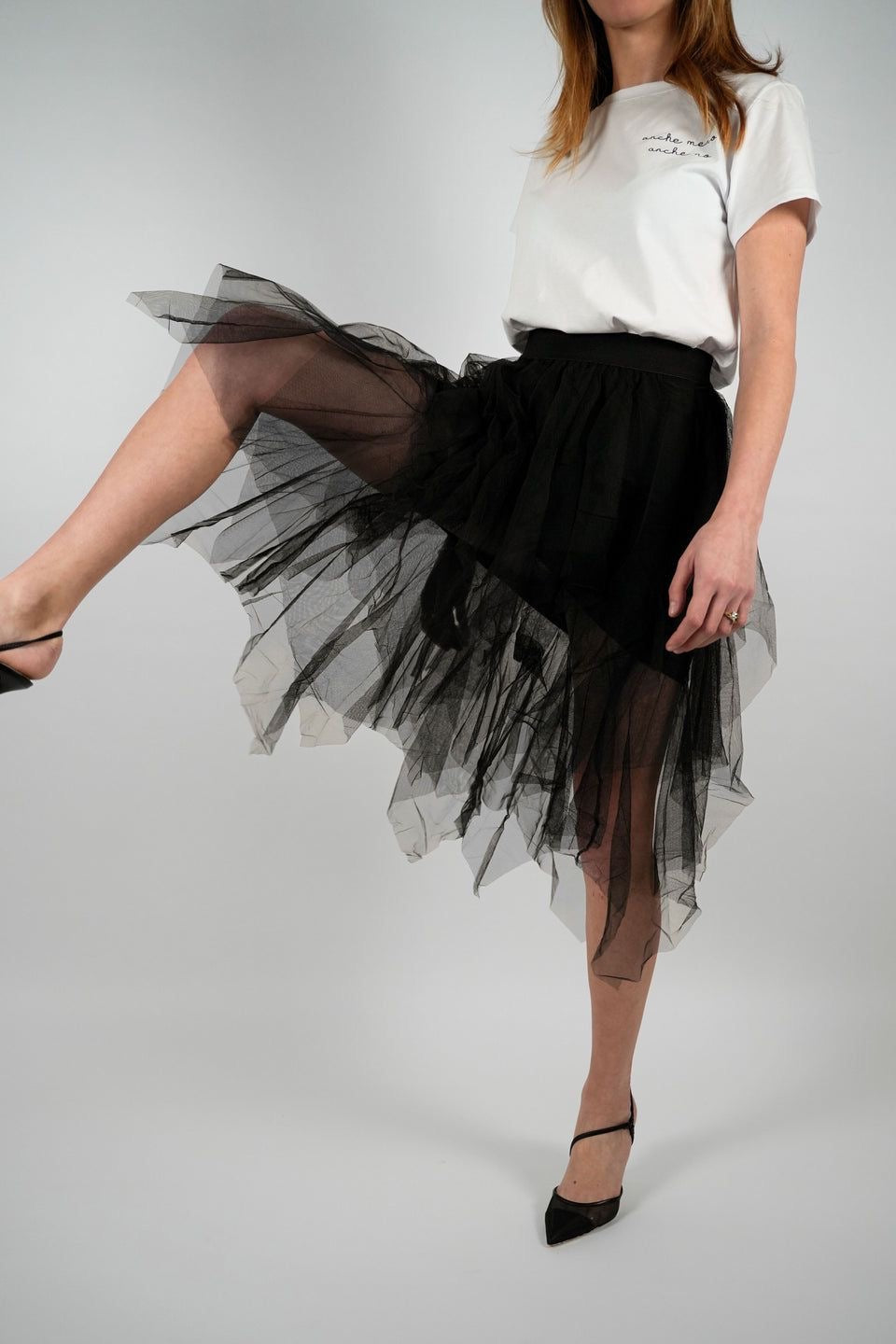 Gonna in tulle nera