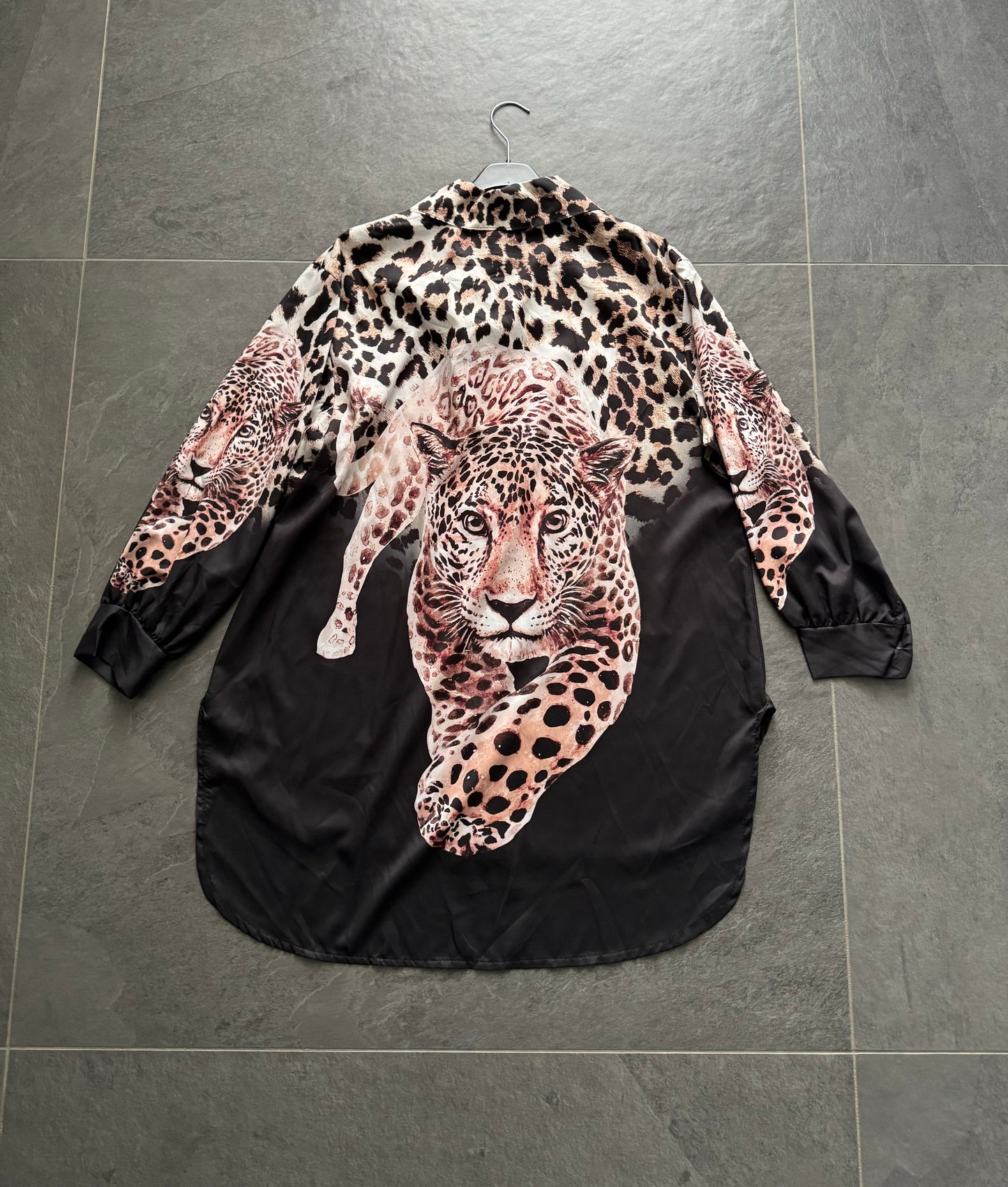 Camicia Chemisier Leopard