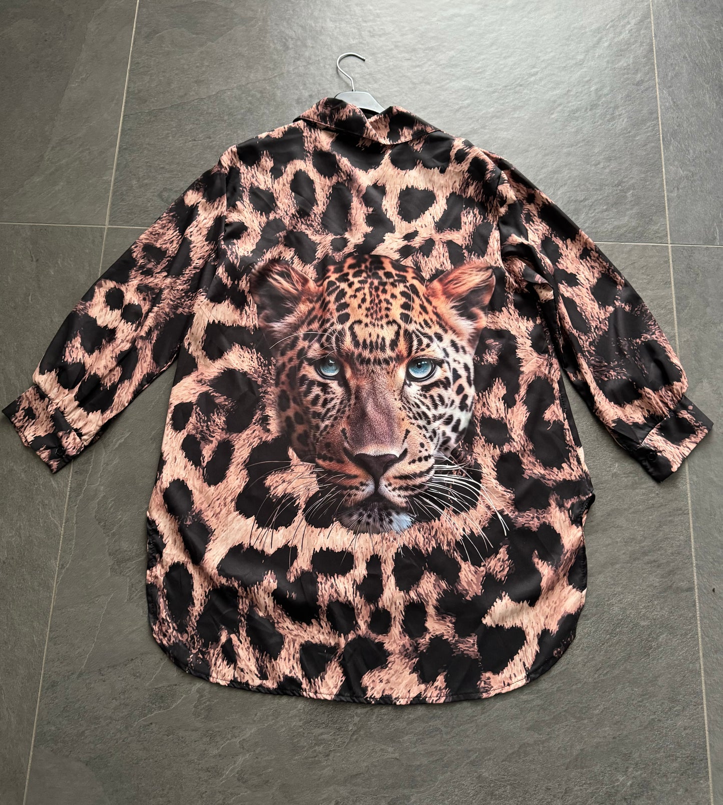 Camicia Chemisier Leopard